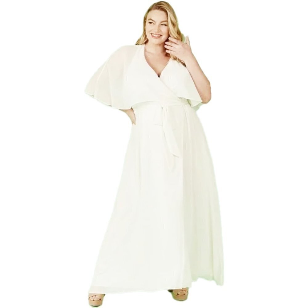 🆕 MODCLOTH Wrapped in Rapture Maxi Dress Size 1XL